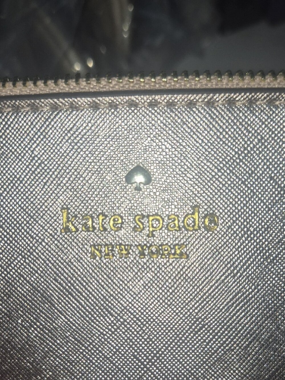 kate spade metallic rose gold wristlet wallet - Picture 6 of 6